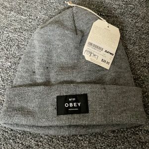 Obey box logo beanie